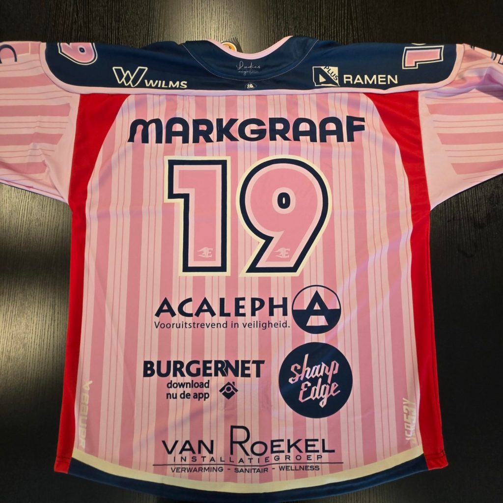 Pinktober-shirt #19 MARKGRAAF – achterkant
