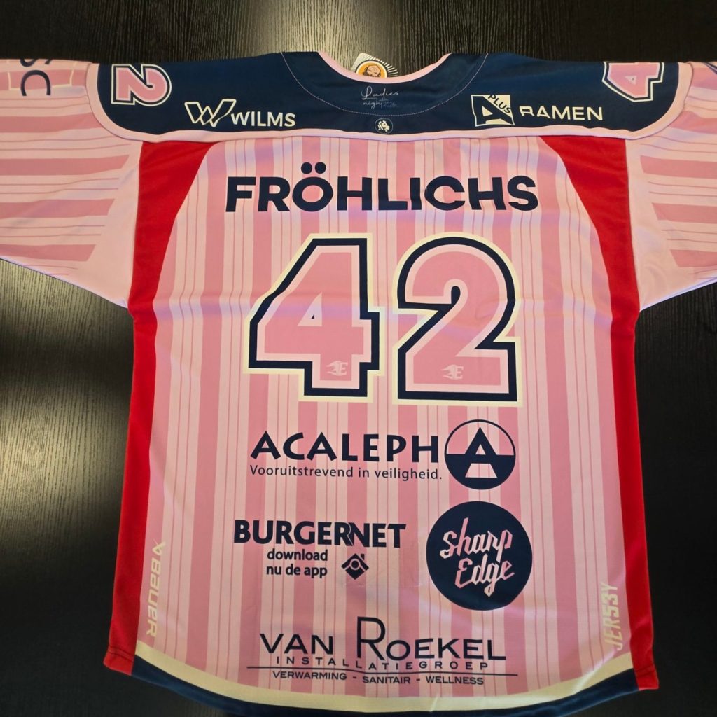 Pinktober-shirt #42 FROHLICHS – achterkant