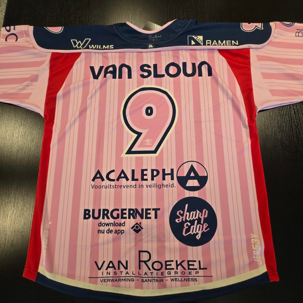 Pinktober-shirt #9 VAN SLOUN – achterkant